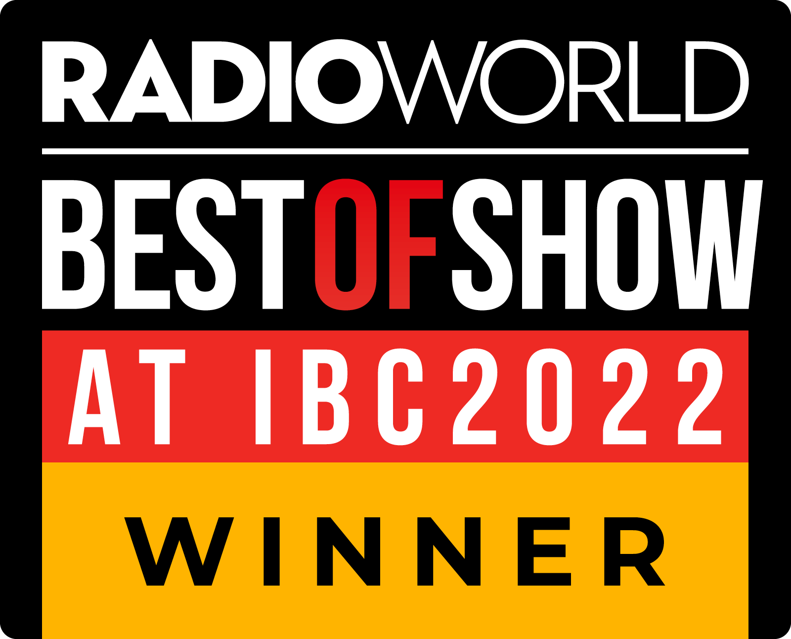 Radioworld best of show award