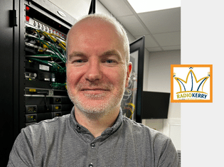 Trevor Galvin with Radio Kerry trusts WorldCast Systems'Ecreso
