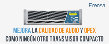 Ecreso FM 3kW: mejora la calidad de audio y OPEX como ningún otro transmisor compacto